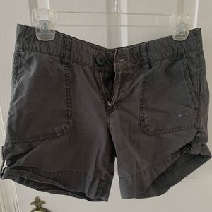 gray nike shorts